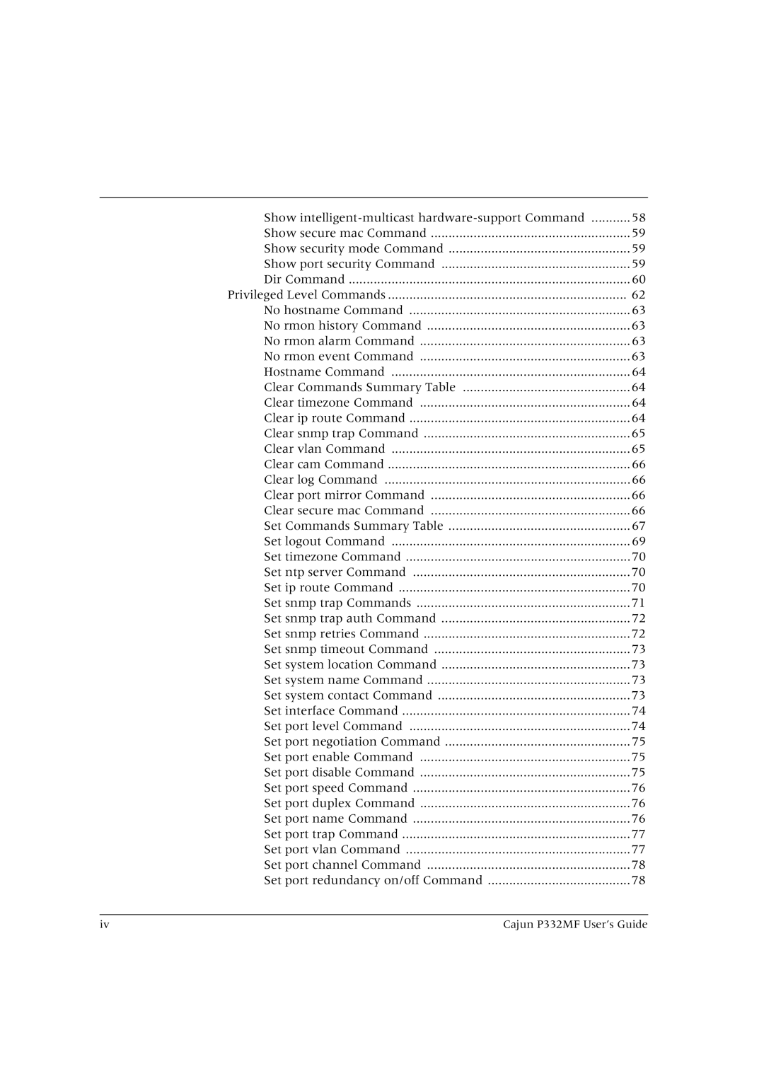 Lucent Technologies manual Cajun P332MF User’s Guide 