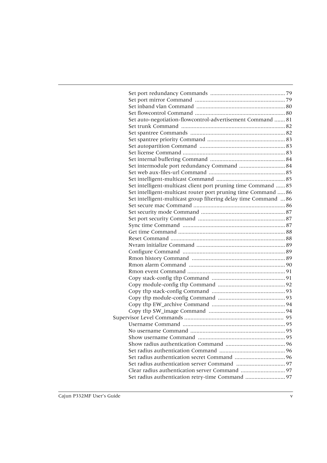 Lucent Technologies manual Cajun P332MF User’s Guide 