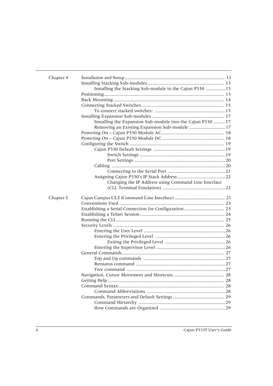 Lucent Technologies manual Cajun P333T User’s Guide 