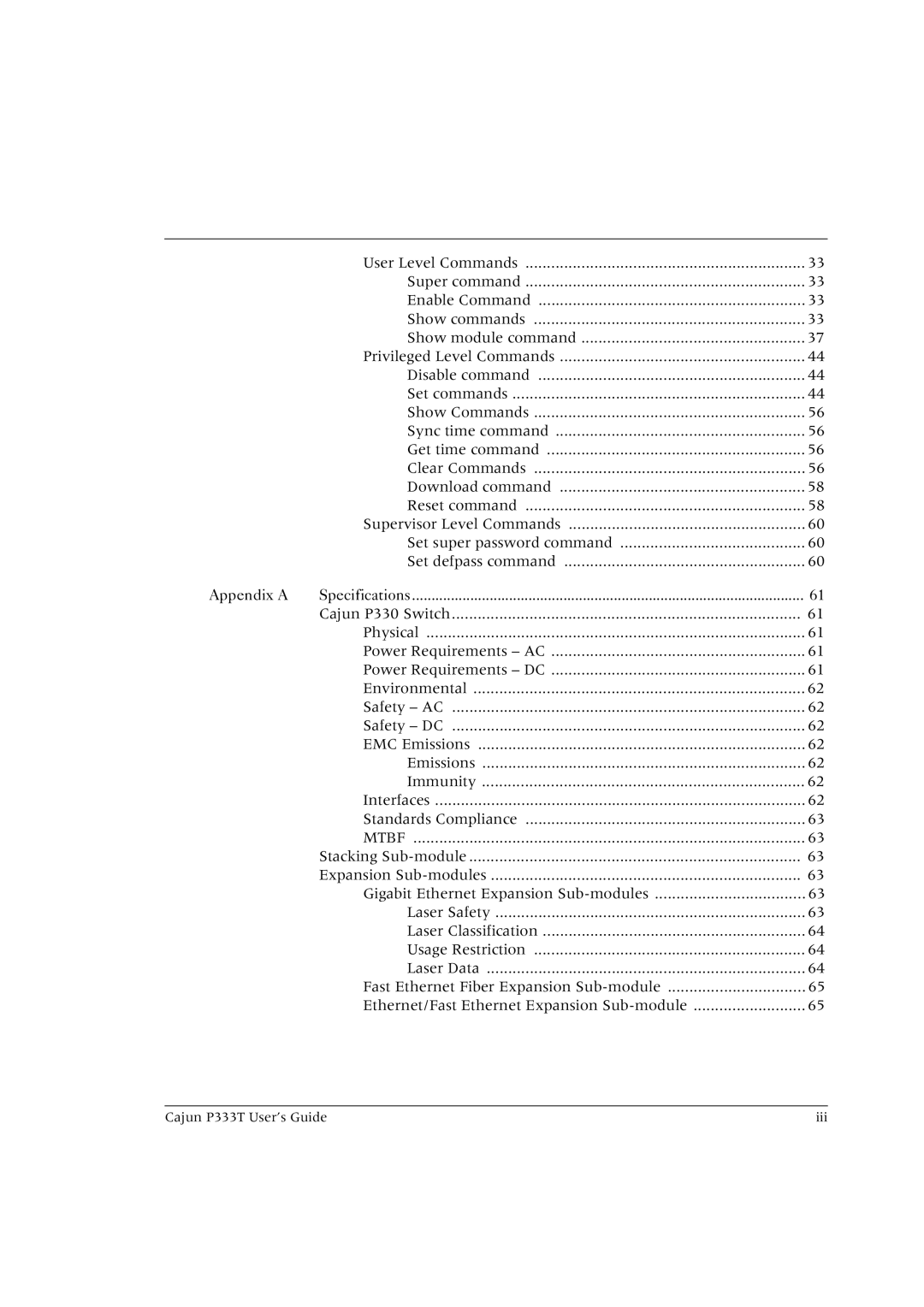 Lucent Technologies P333T manual Mtbf 