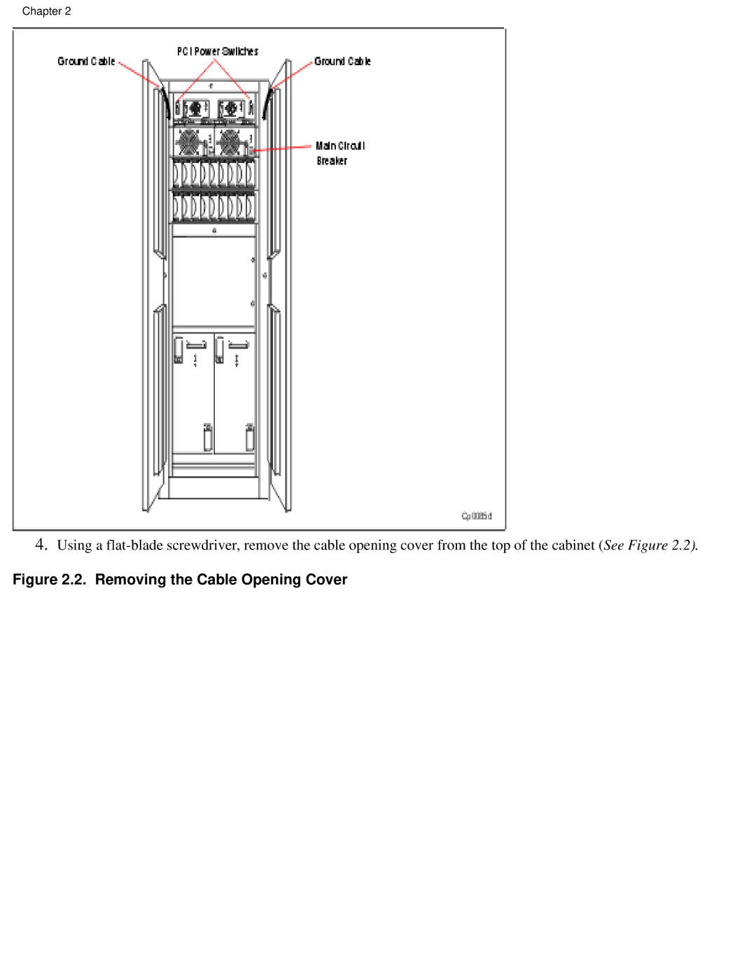 Lucent Technologies PA-8500 manual Removing the Cable Opening Cover 