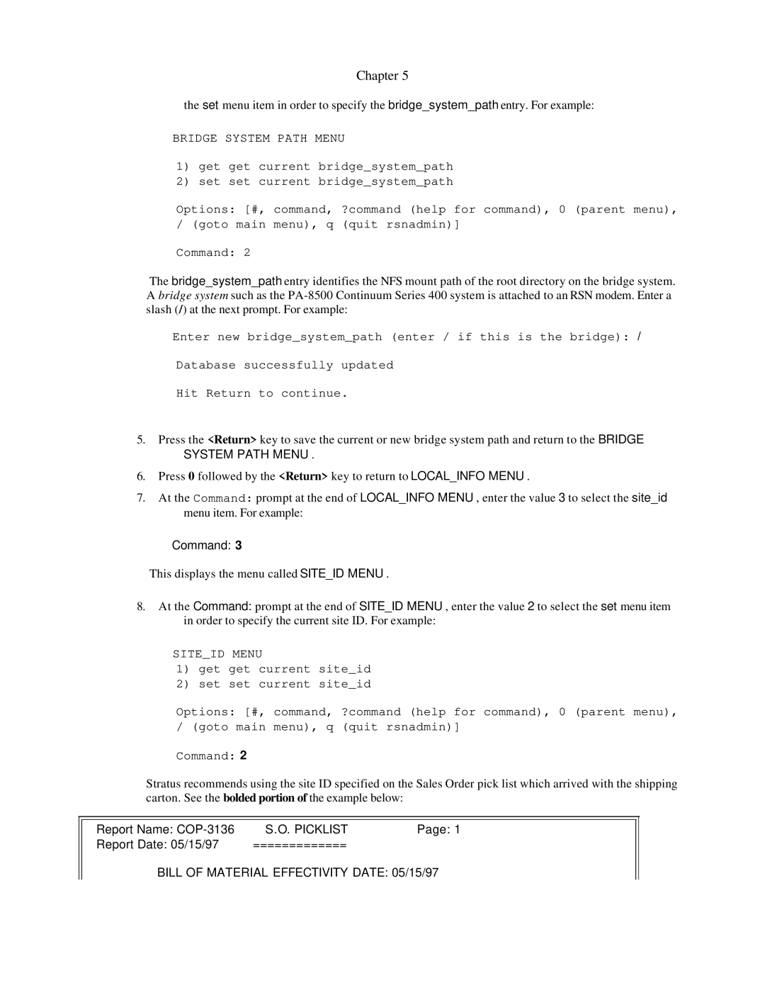 Lucent Technologies PA-8500 manual Bridge System Path Menu 