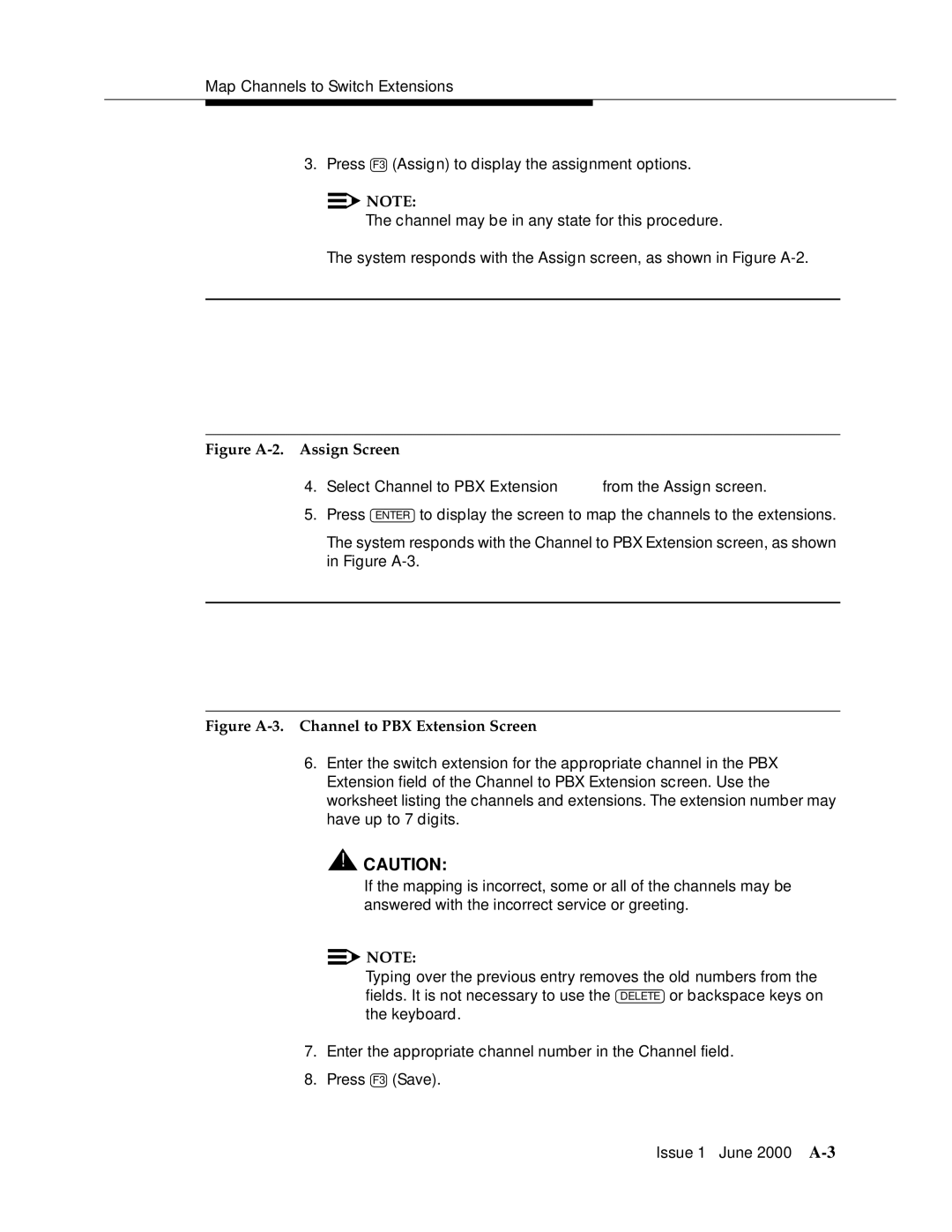 Lucent Technologies Release 3 manual Figure A-2. Assign Screen 