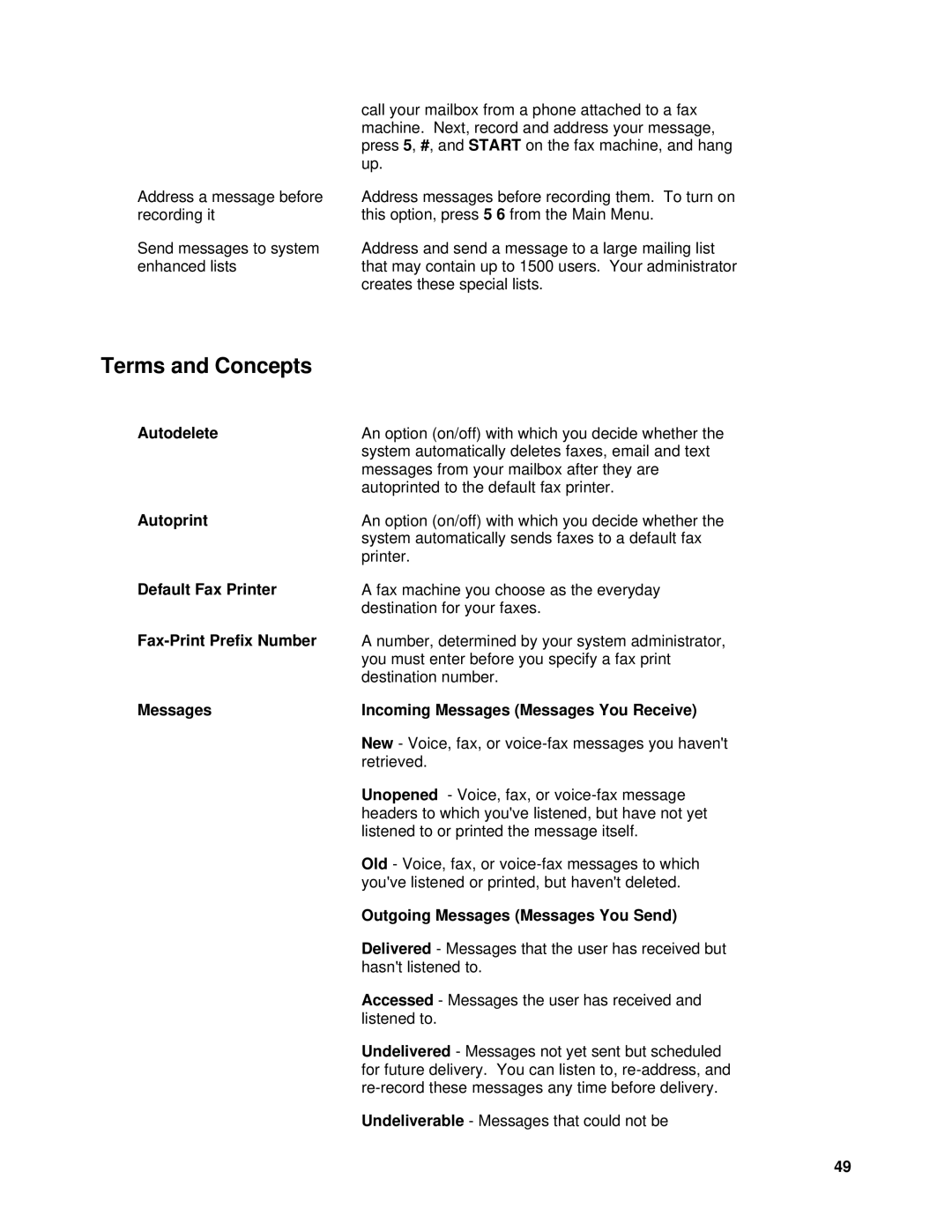 Lucent Technologies System 75, SYSTEM 85 manual Terms and Concepts 