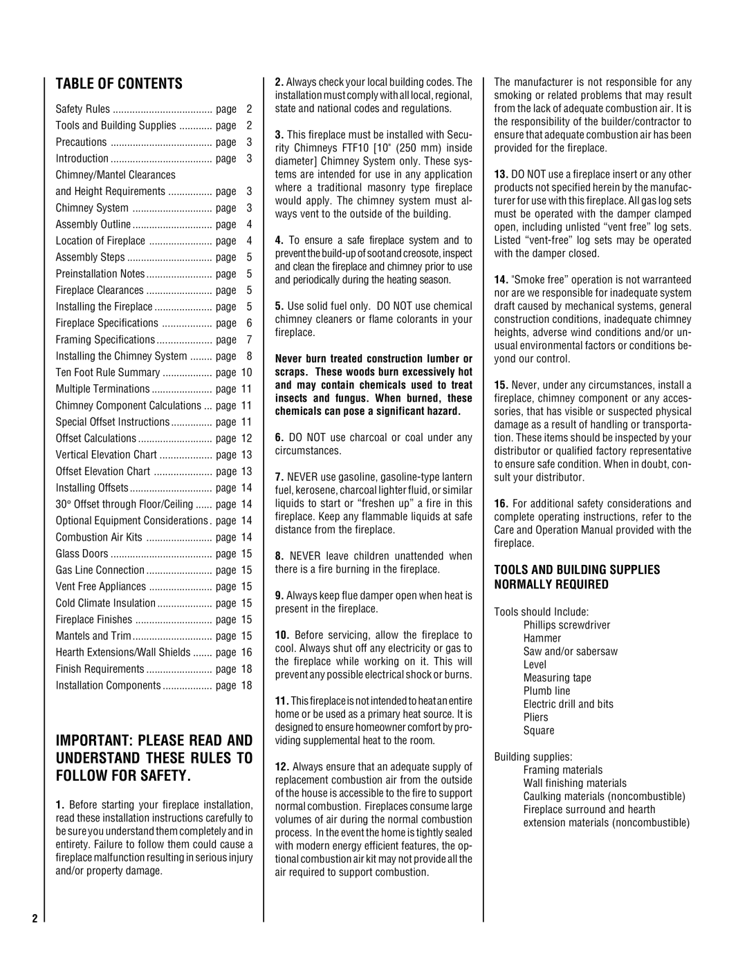 Lucent Technologies TM-4500 installation instructions Table of Contents 