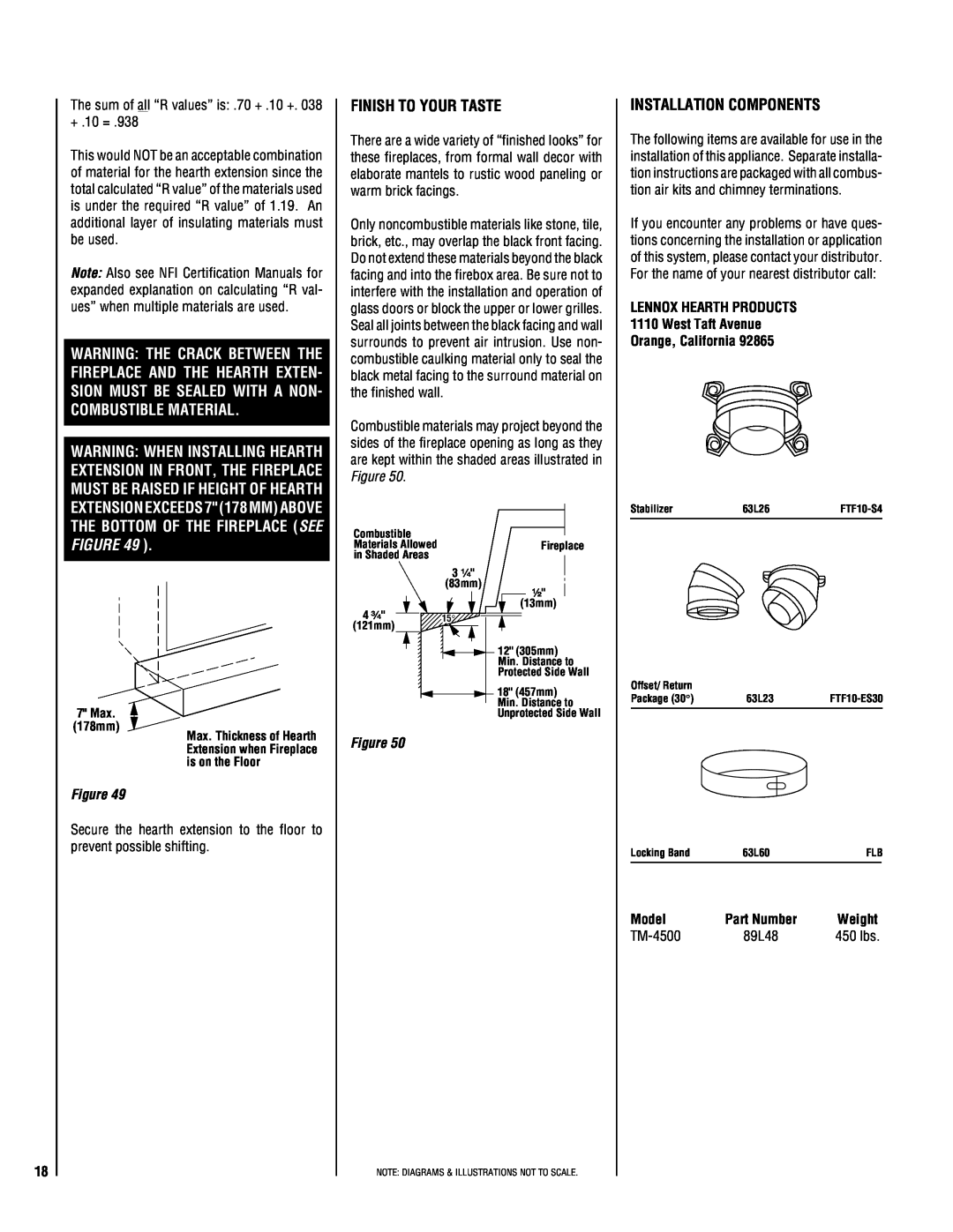 Lucent Technologies TM-4500 installation instructions Finish To Your Taste, Installation Components 