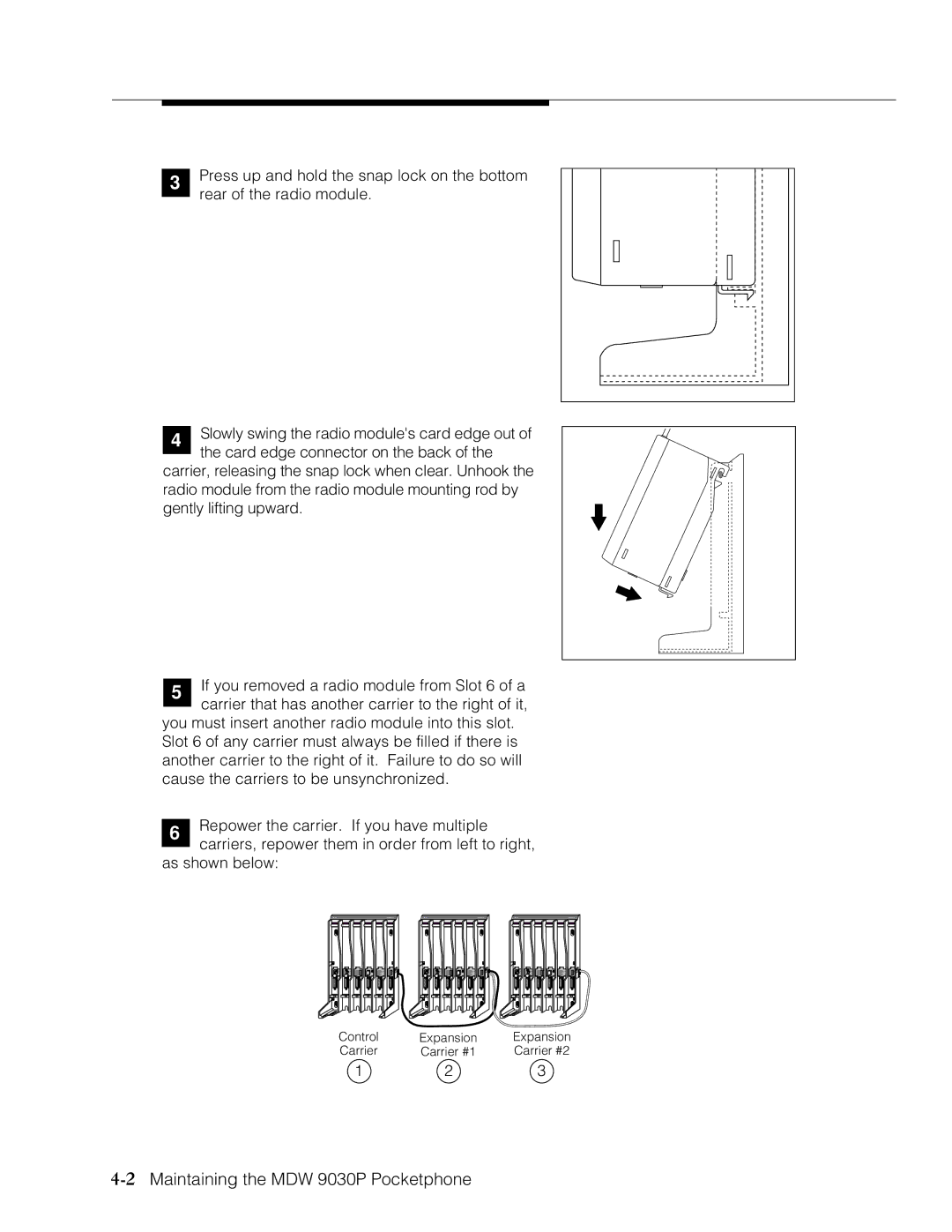 Lucent Technologies Transtalk 9000 manual 2Maintaining the MDW 9030P Pocketphone 