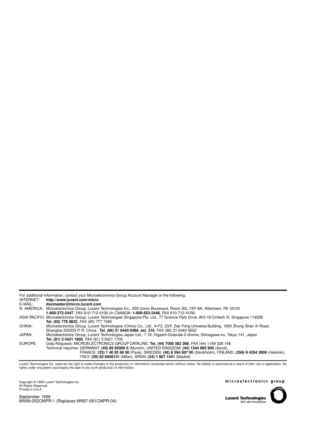 Lucent Technologies USS-720 manual September MN99-052CMPR-1 Replaces MN97-061CMPR-04 