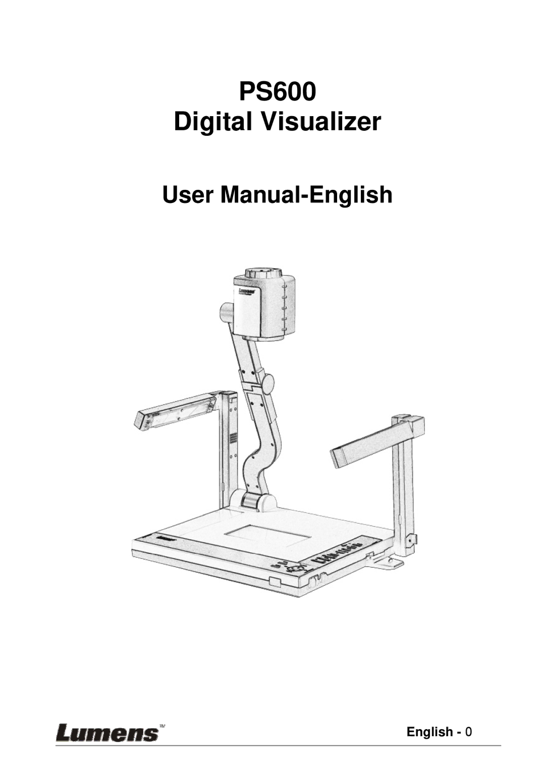 Lumens Technology PS600 user manual English 