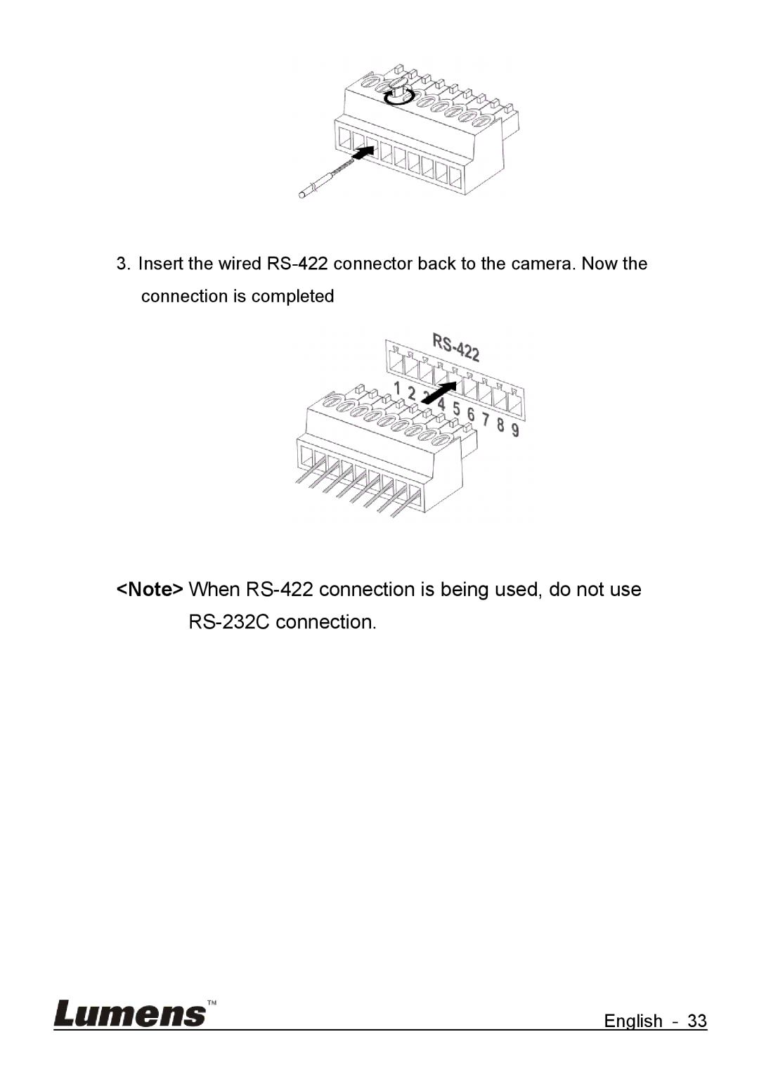 Lumens Technology VC-G50 quick start 