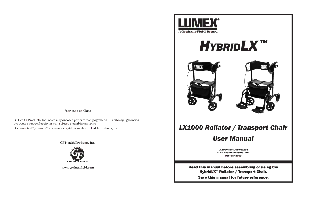 Lumex Syatems LX1000 user manual HybridLX 