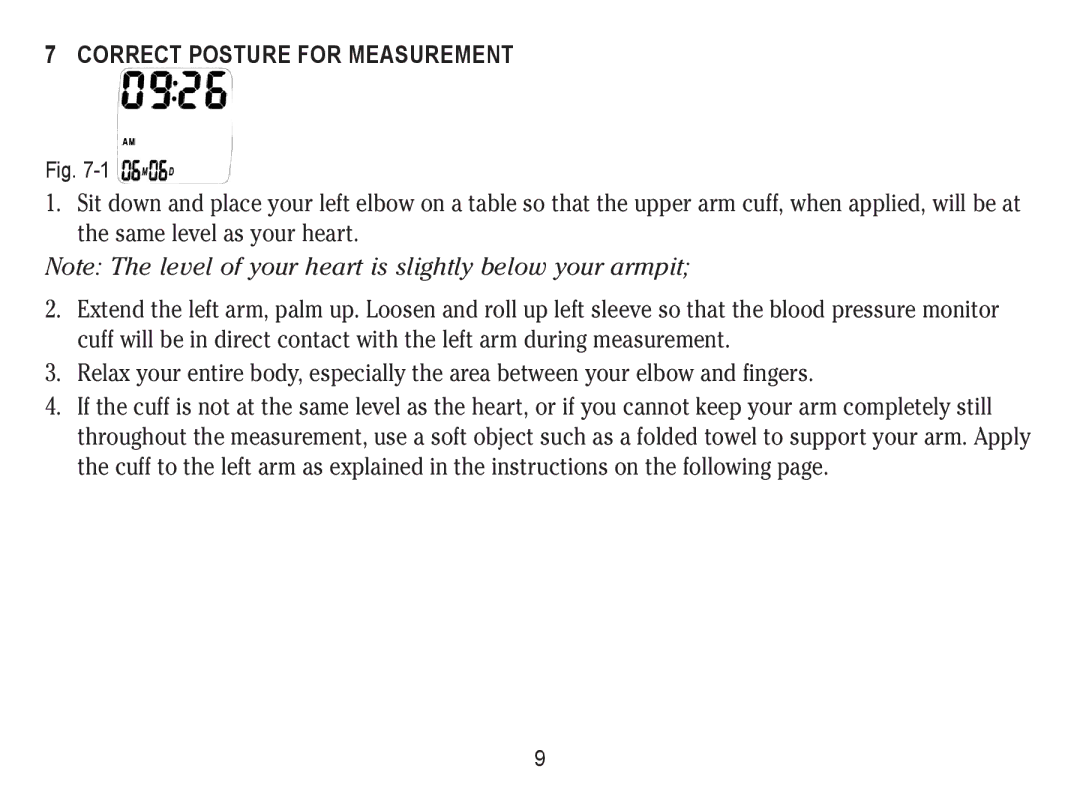 Lumiscope 1103 instruction manual Correct Posture for Measurement 