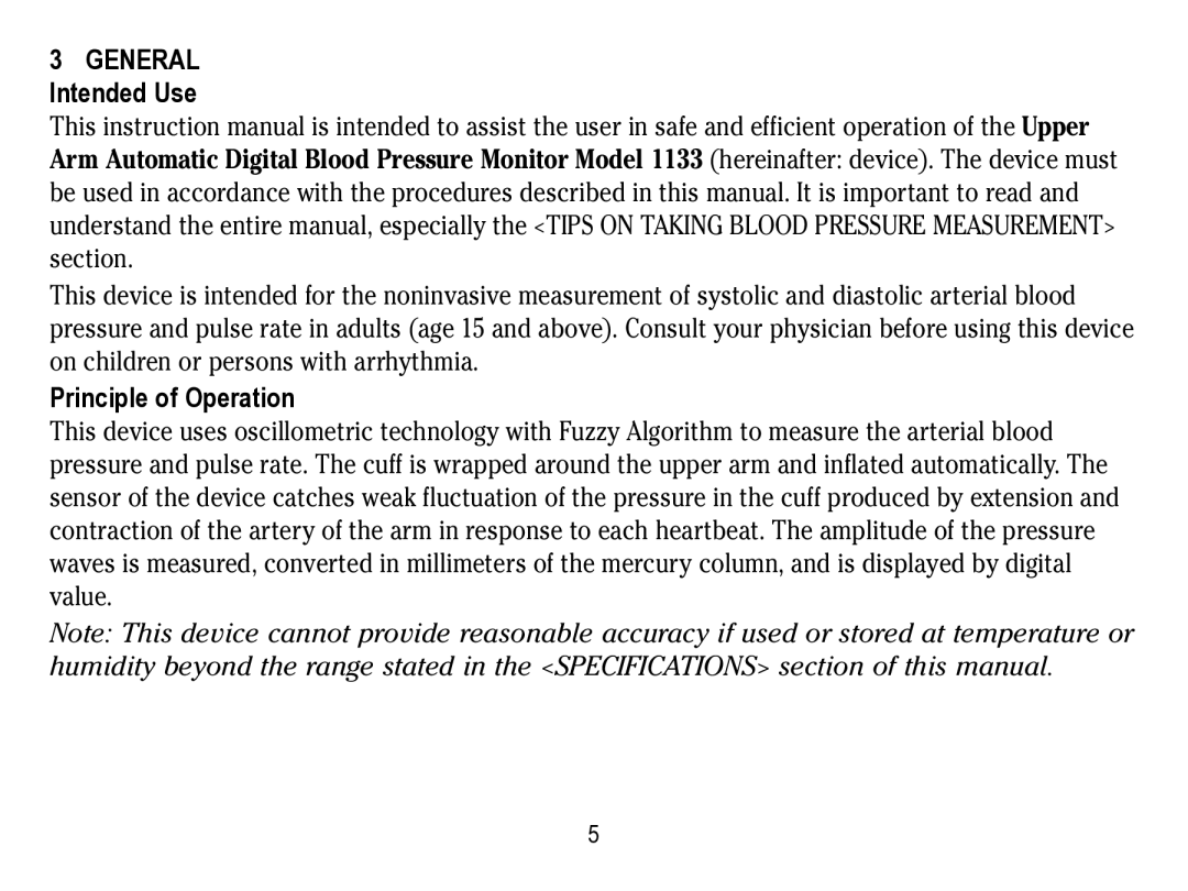 Lumiscope 1133 instruction manual Principle of Operation 