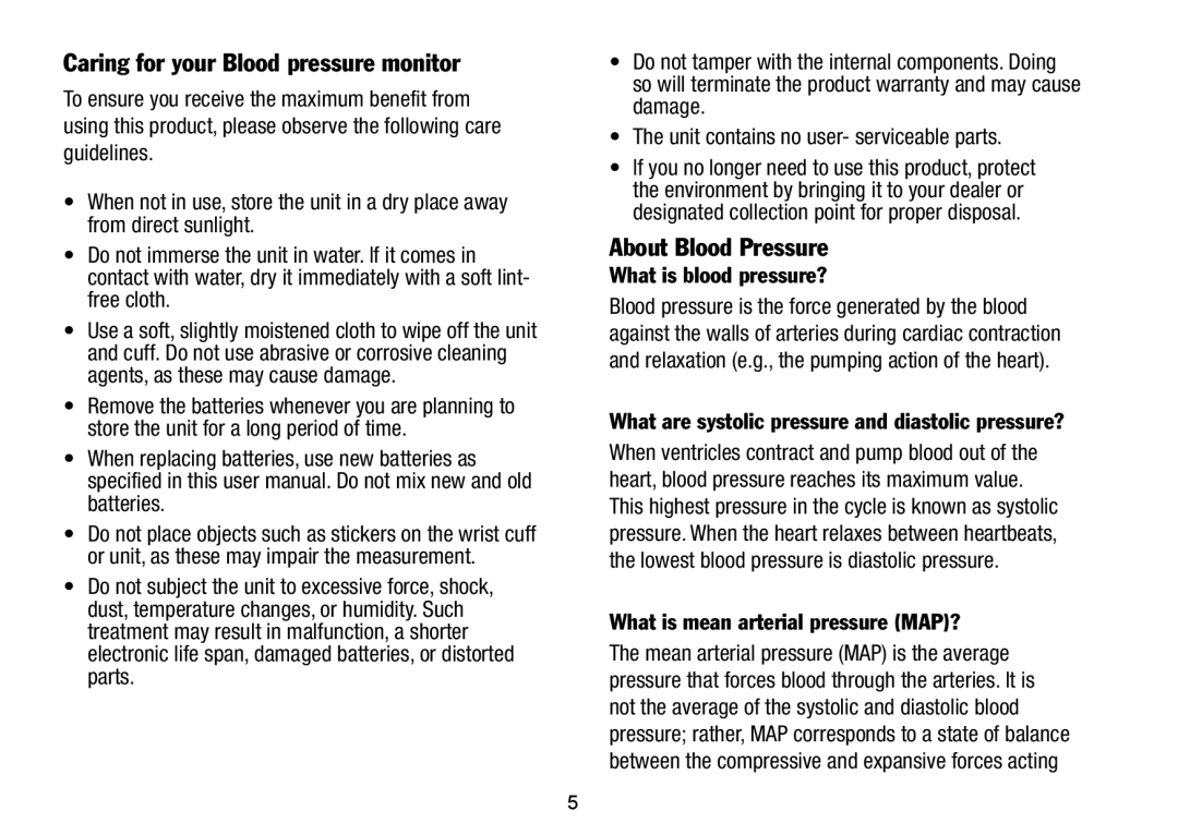 Lumiscope 1145 manual Caring for your Blood pressure monitor, About Blood Pressure, What is blood pressure? 