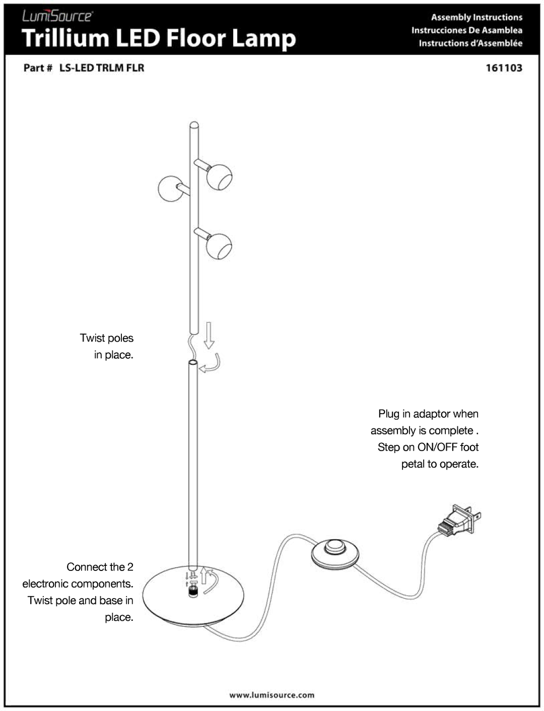 LumiSource 161103 manual 