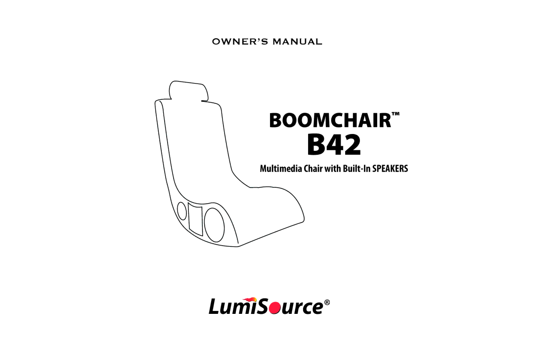 LumiSource B42 owner manual 