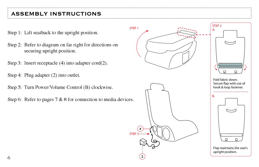 LumiSource B42 owner manual Step 