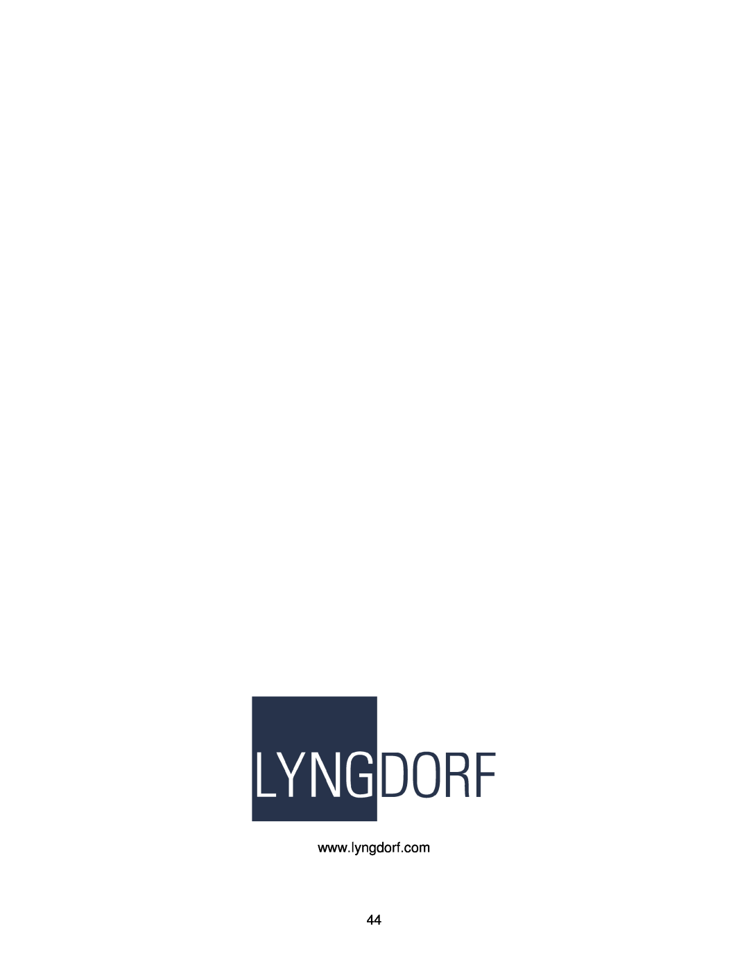 Lyngdorf Audio TDA 2200 owner manual 