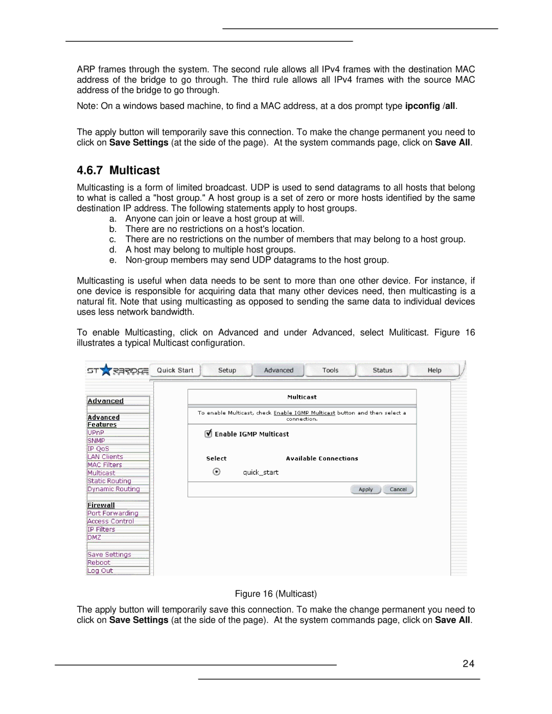 Lynx L-210 manual Multicast 