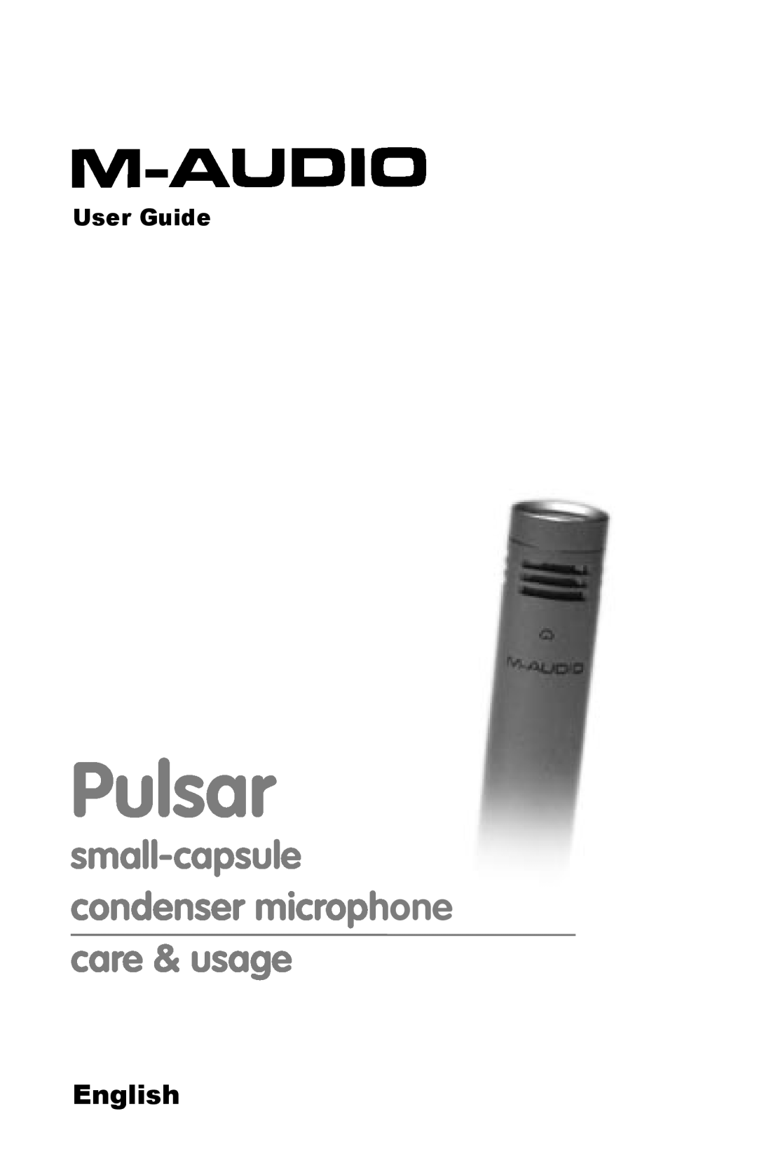 M-Audio manual Pulsar, AUDIOPHILE 192 PCI, care & usage, small-capsule condenser microphone, Español 