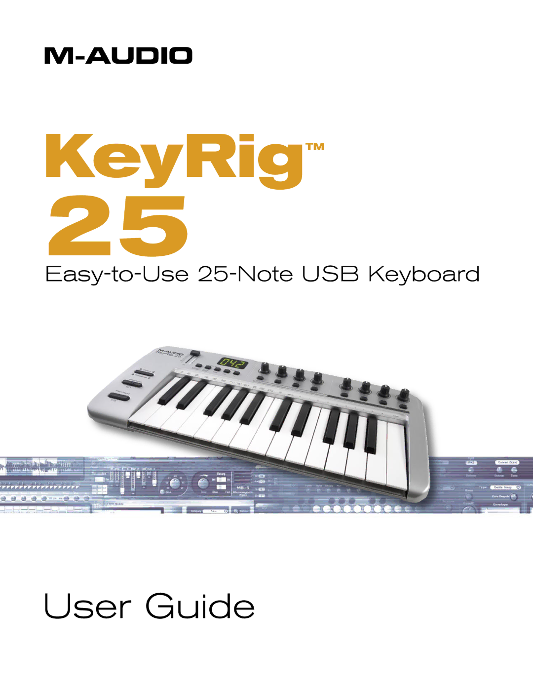 M-Audio 25 manual KeyRigTM 