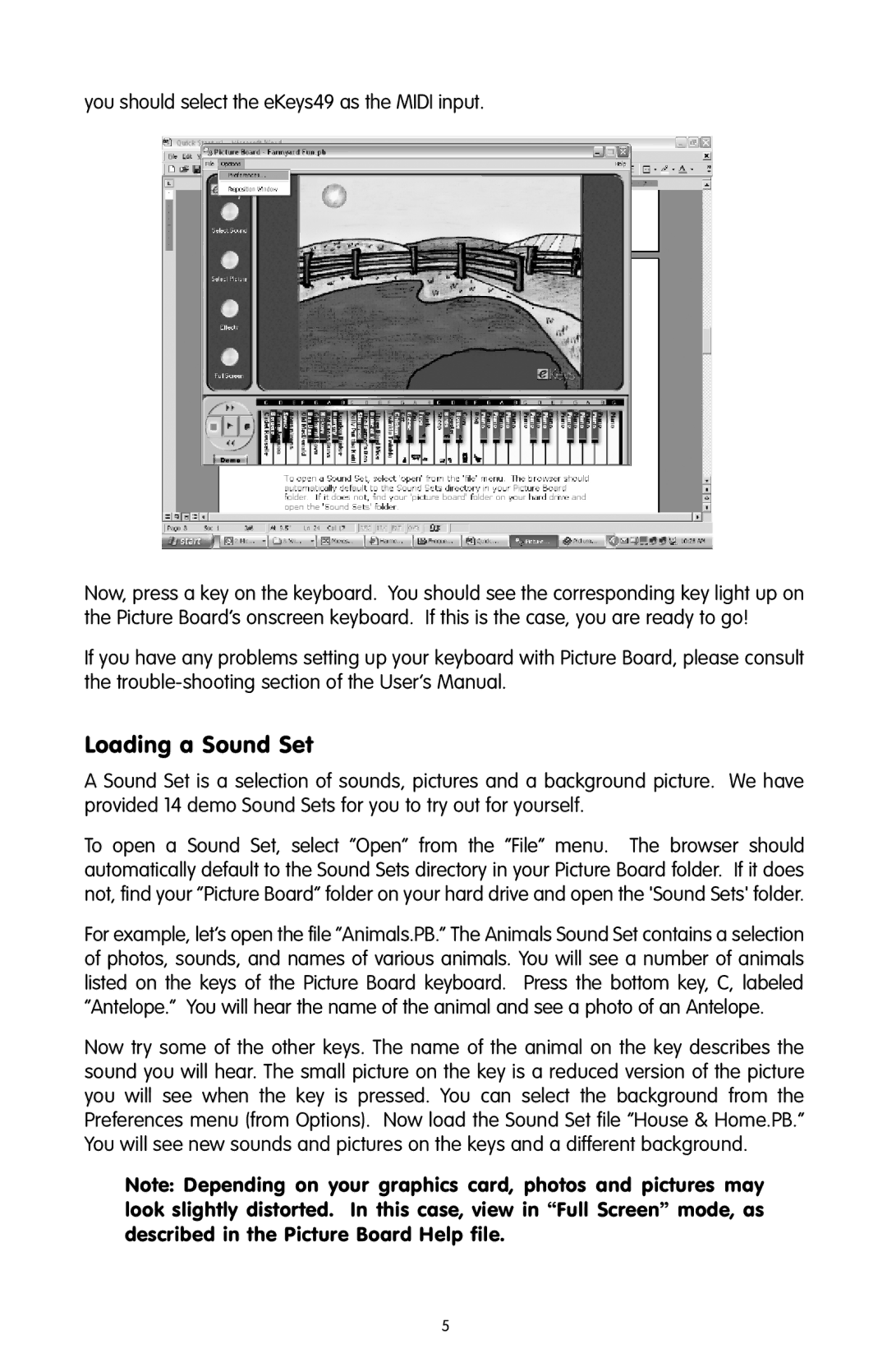 M-Audio 37 quick start Loading a Sound Set 