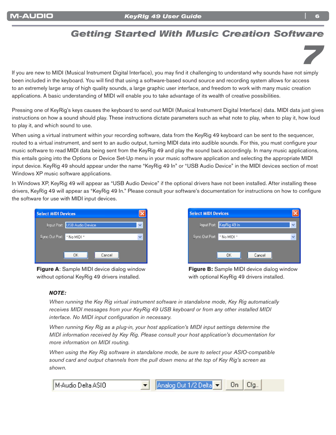 M-Audio 49 manual Getting Started With Music Creation Software 