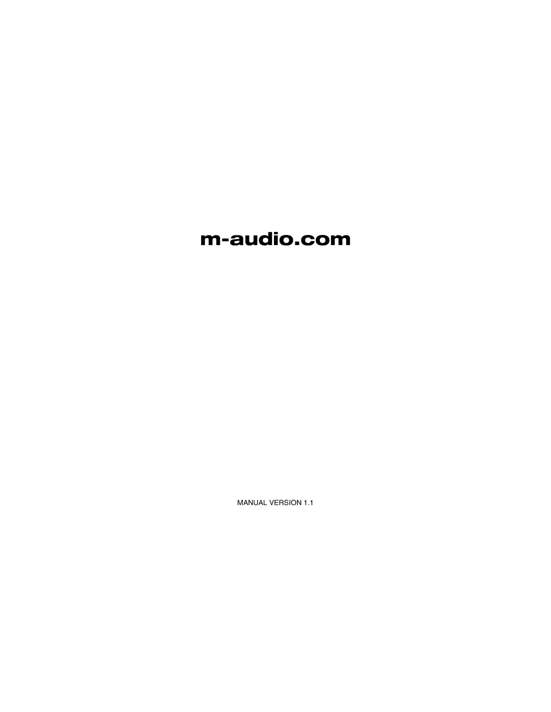 M-Audio AIR 25 user manual Audio.com 