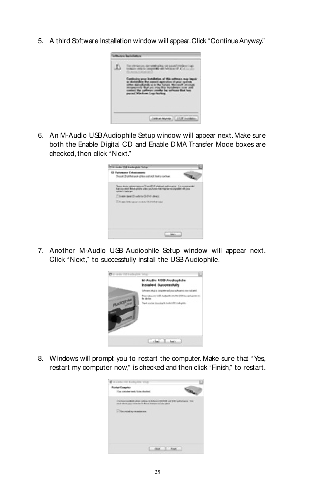 M-Audio Audiophile owner manual 