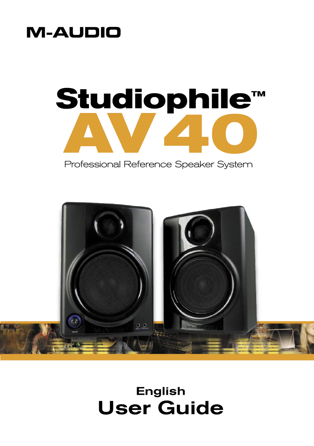 M-Audio AV40 manual 