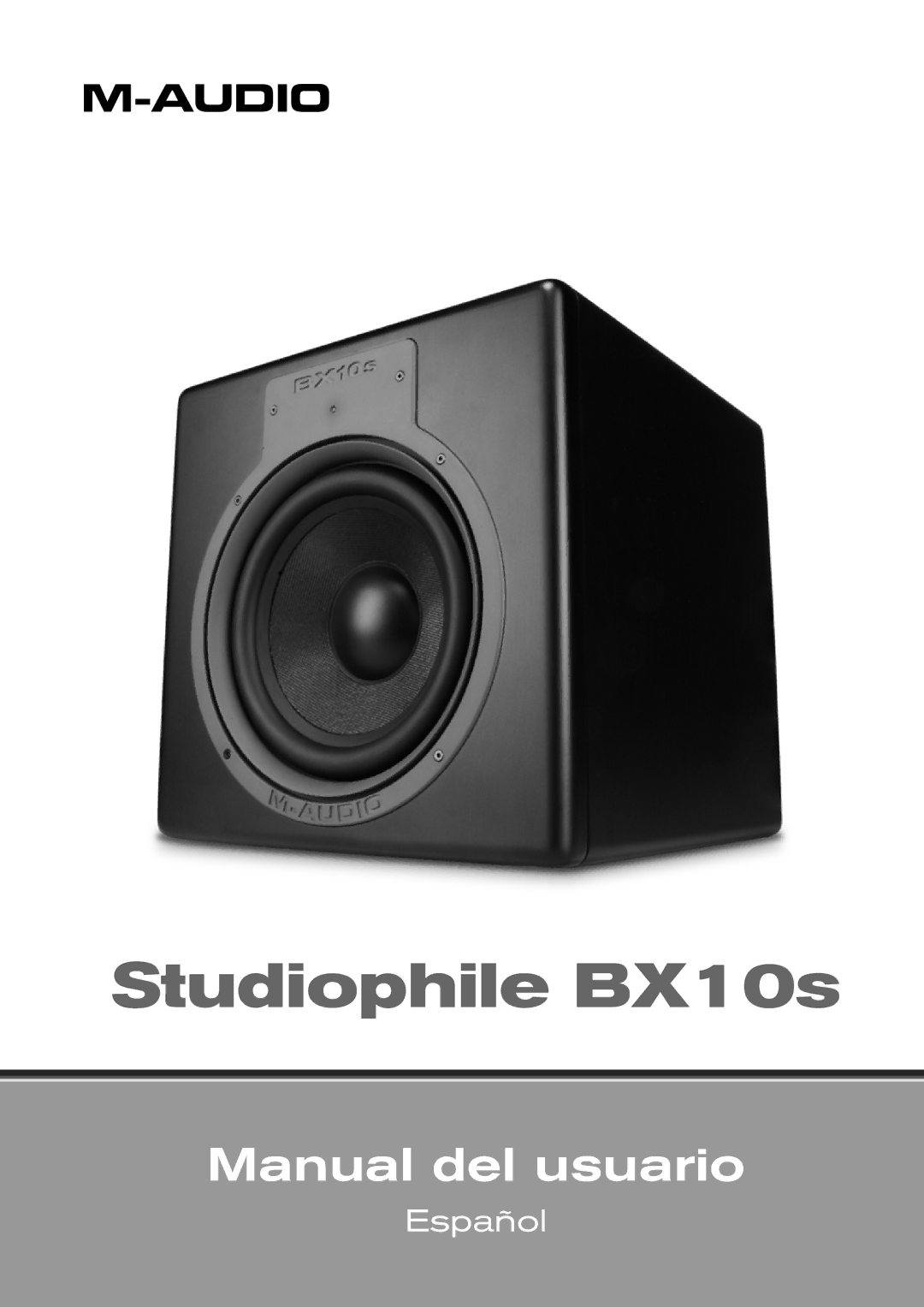 M-Audio manual Studiophile BX10s 