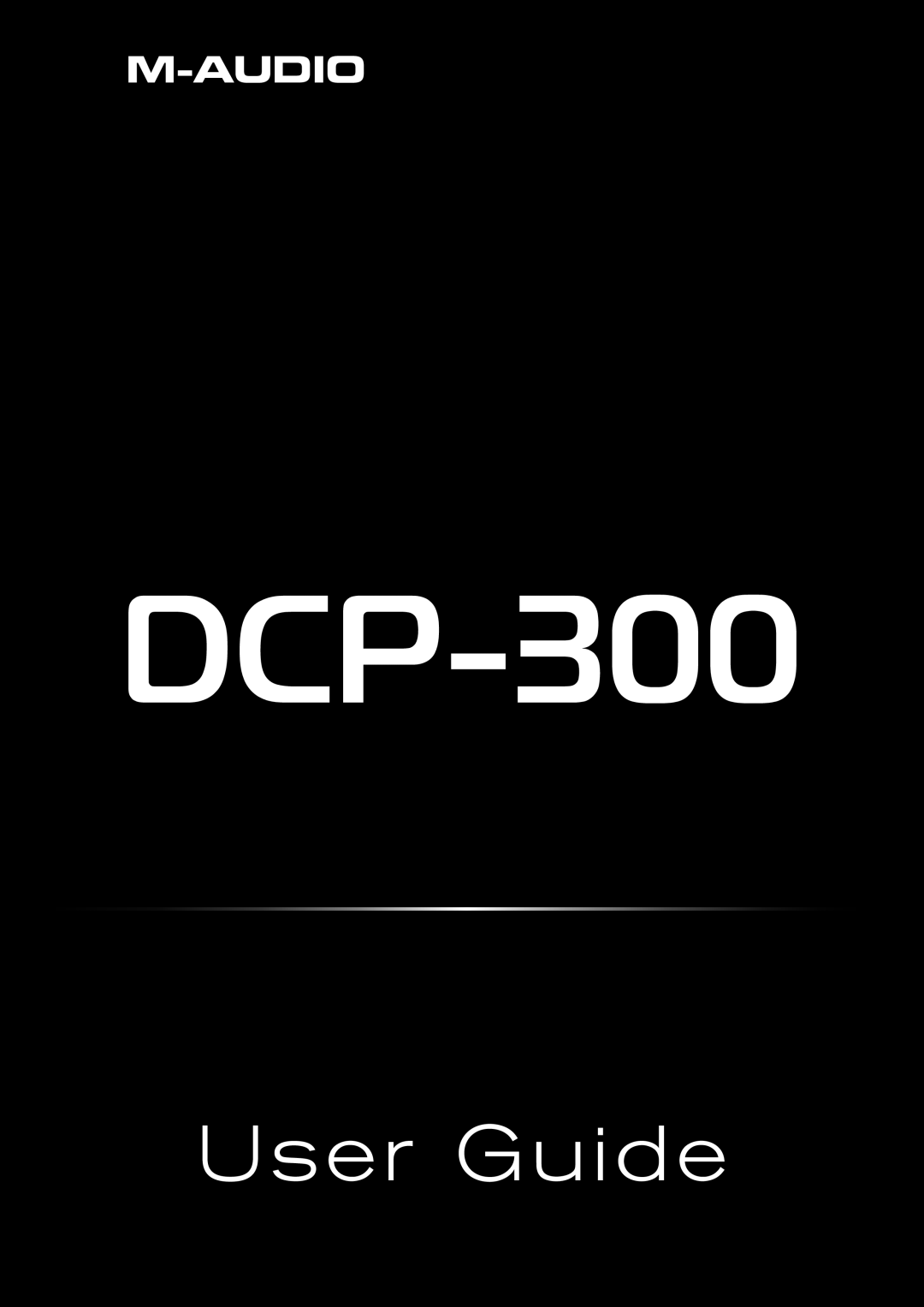 M-Audio DCP-300 manual User Guide 