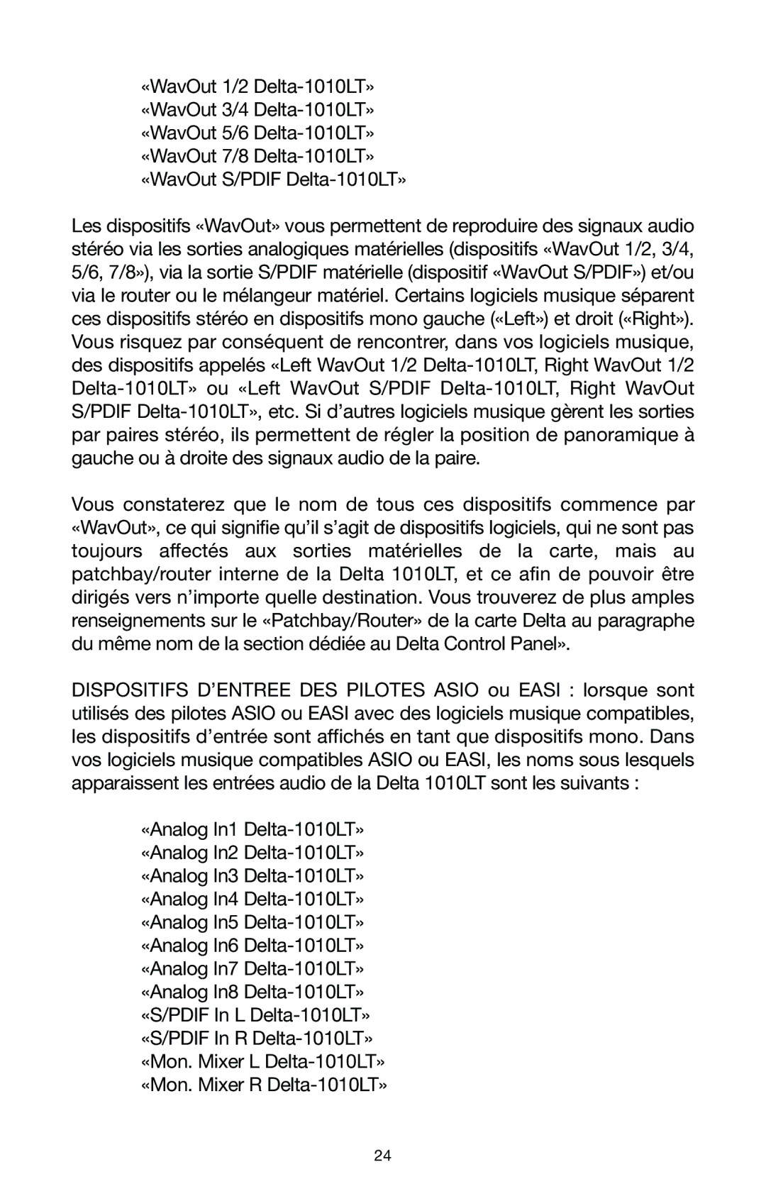 M-Audio DELTA 1010LT manual 