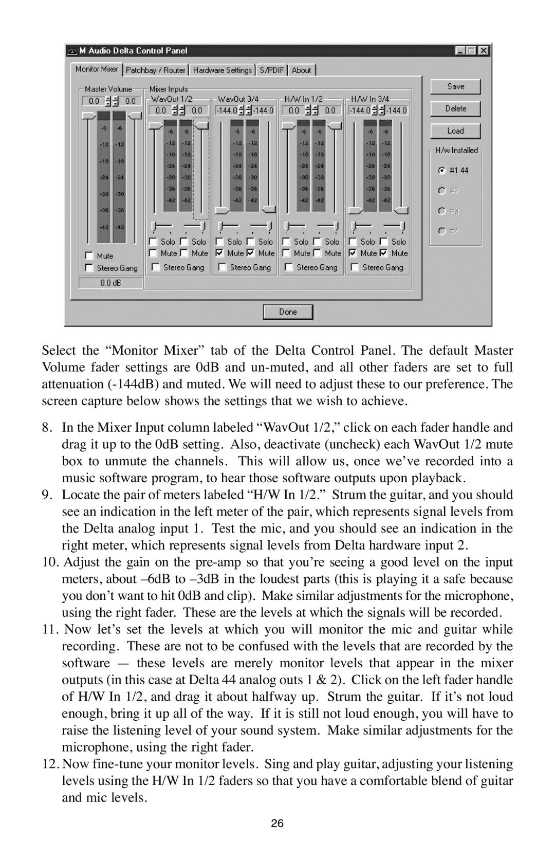 M-Audio Delta 44 specifications 