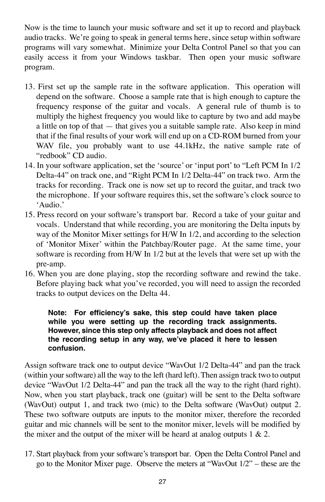 M-Audio Delta 44 specifications 