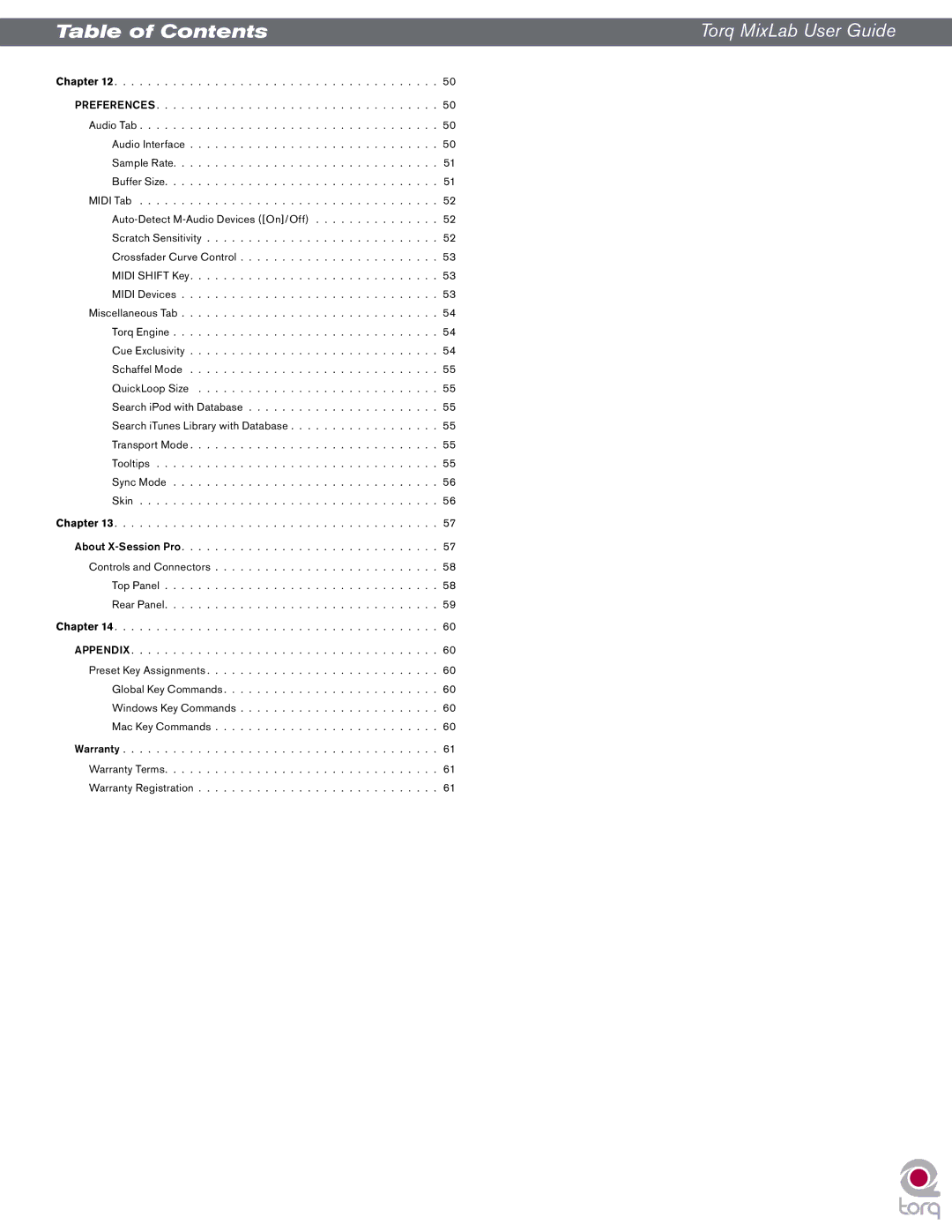 M-Audio Digital DJ System manual Preferences 