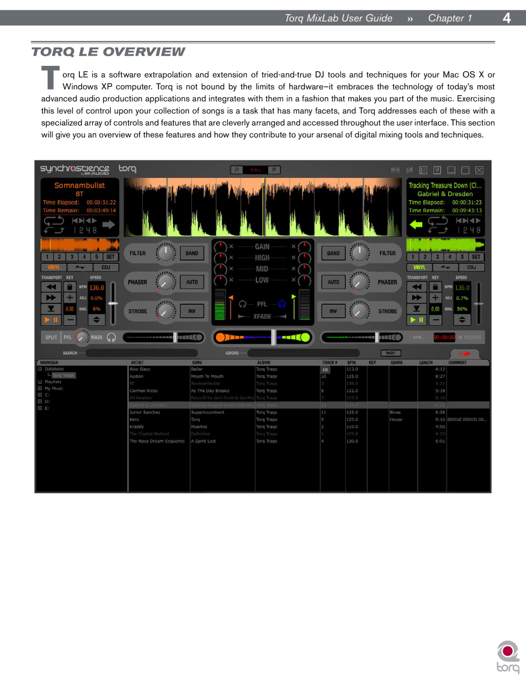 M-Audio Digital DJ System manual Torq LE Overview 