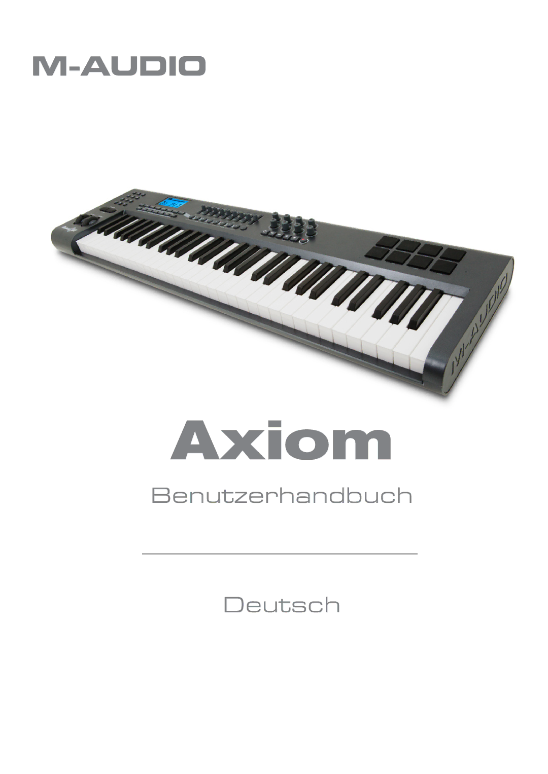 M-Audio Digital Piano manual Axiom 