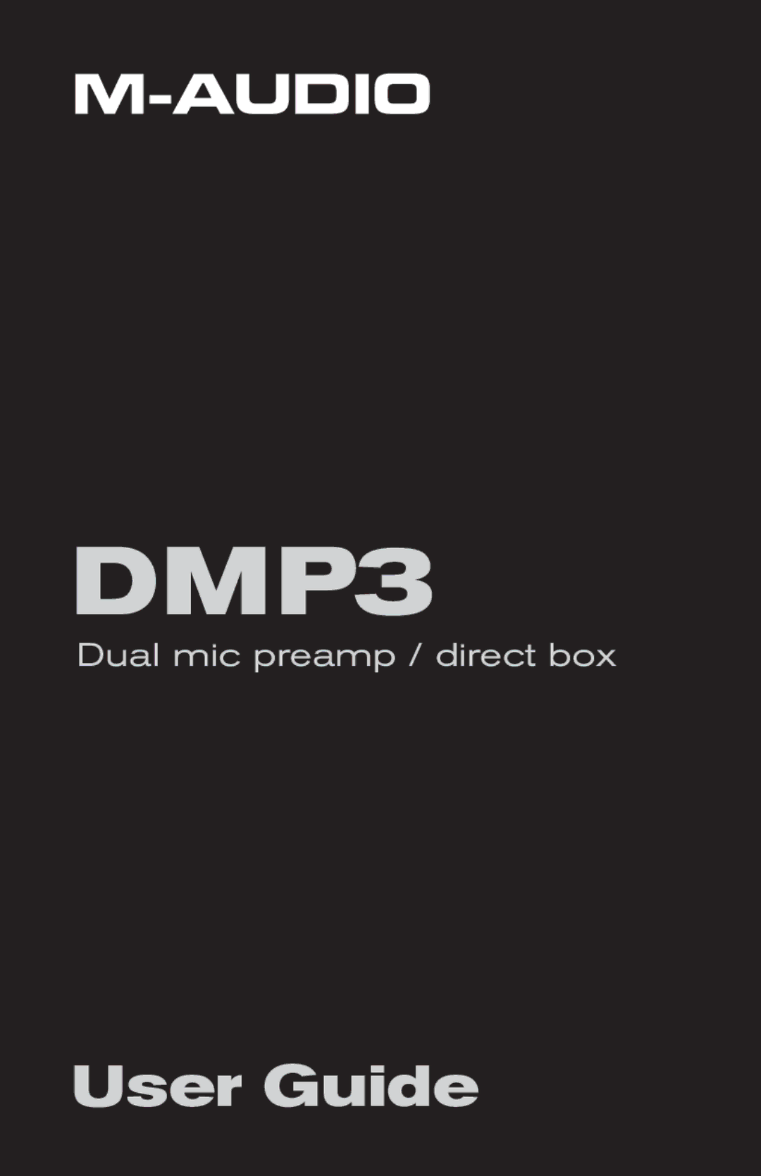 M-Audio DMP3 manual 