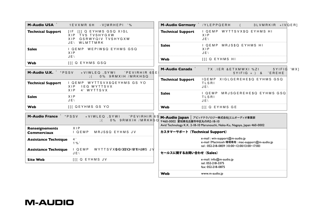 M-Audio DVR quick start 070201Delta1010QSGEN03 