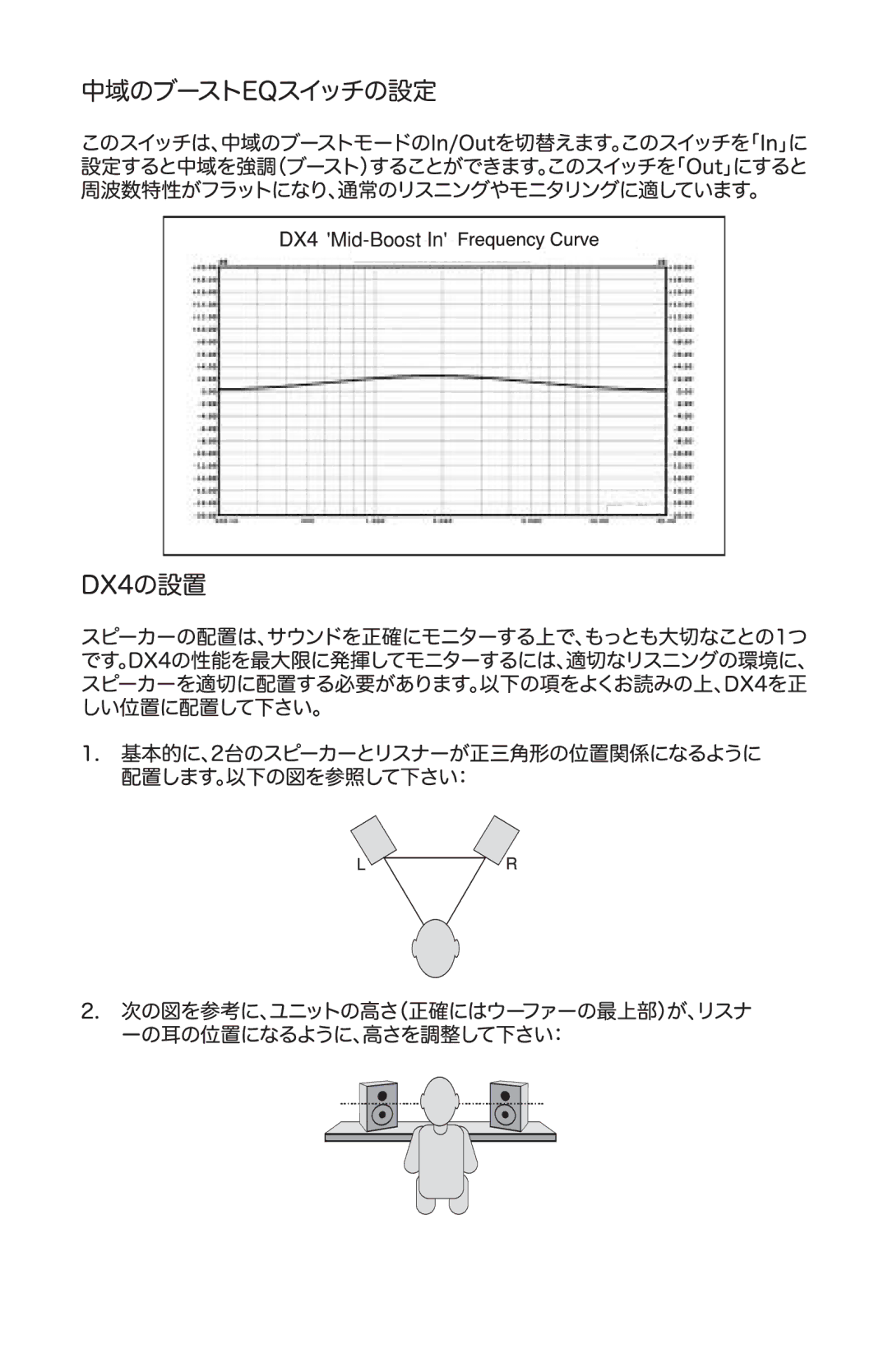 M-Audio DX4 manual Mid-Boost 