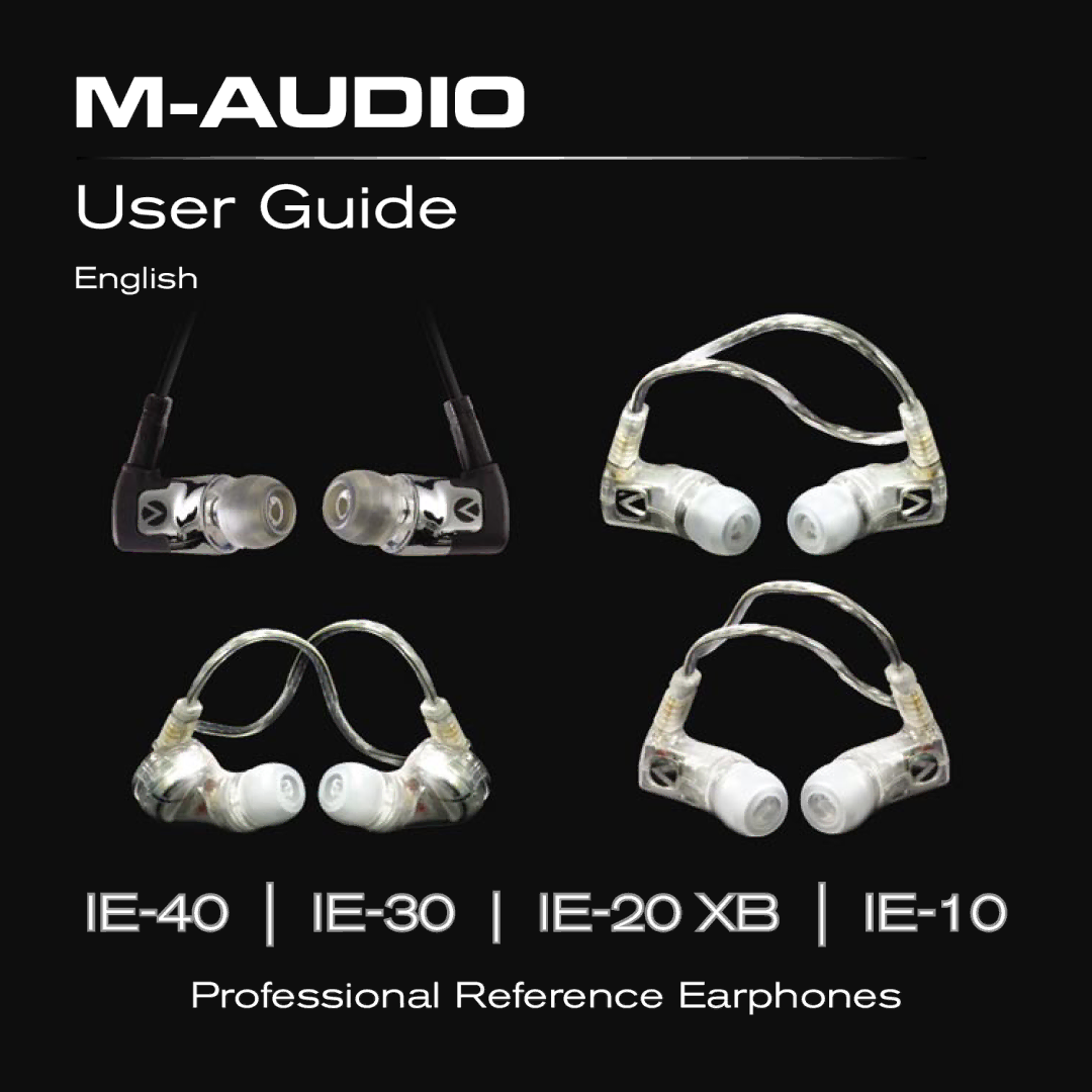 M-Audio IE-40 manual User Guide 