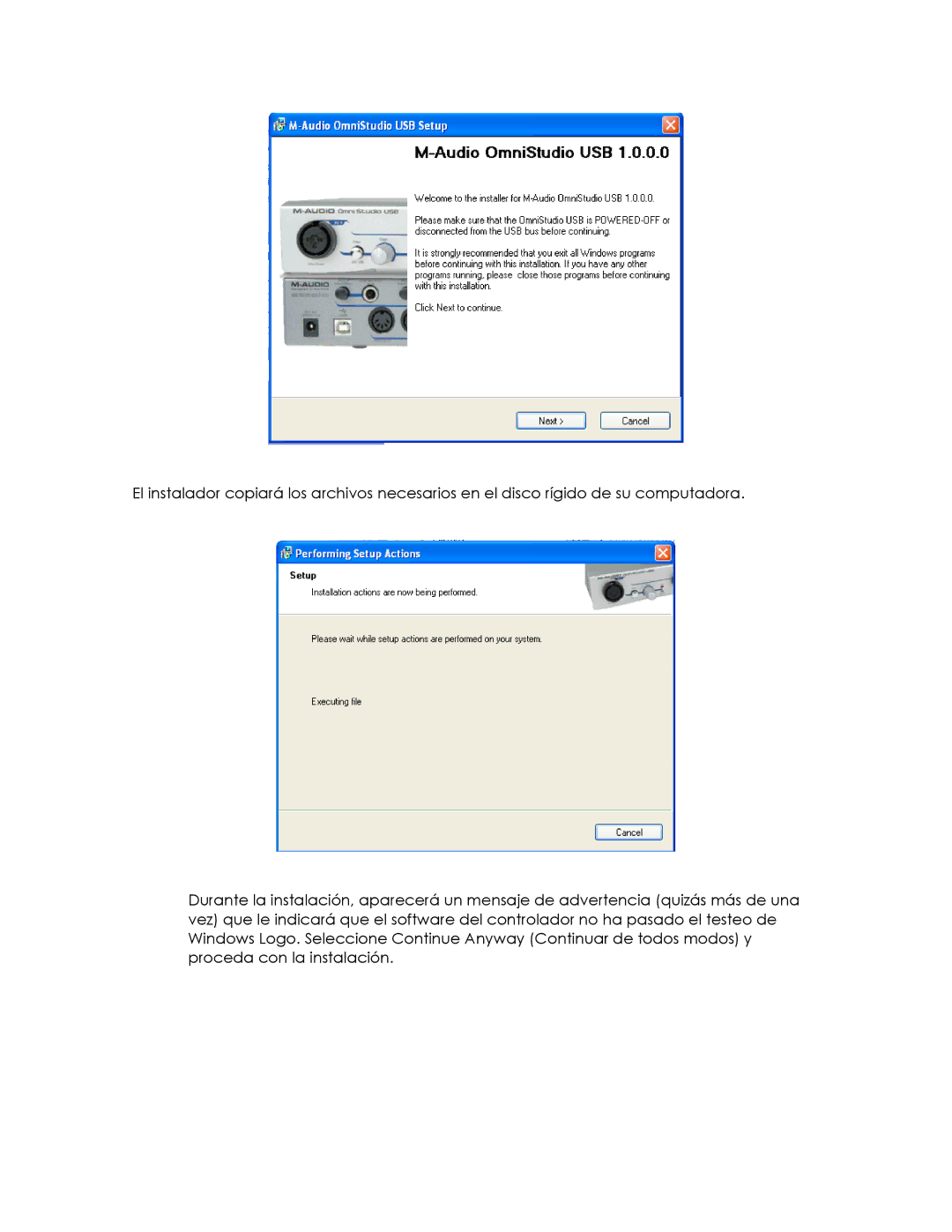 M-Audio OMNISTUDIO manual 