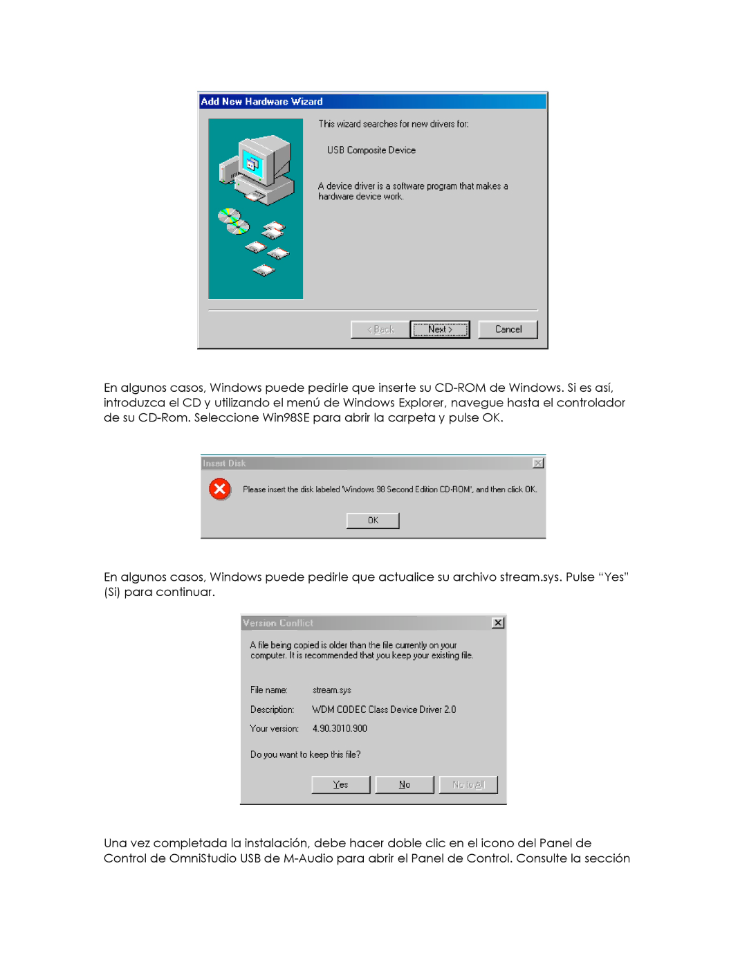 M-Audio OMNISTUDIO manual 