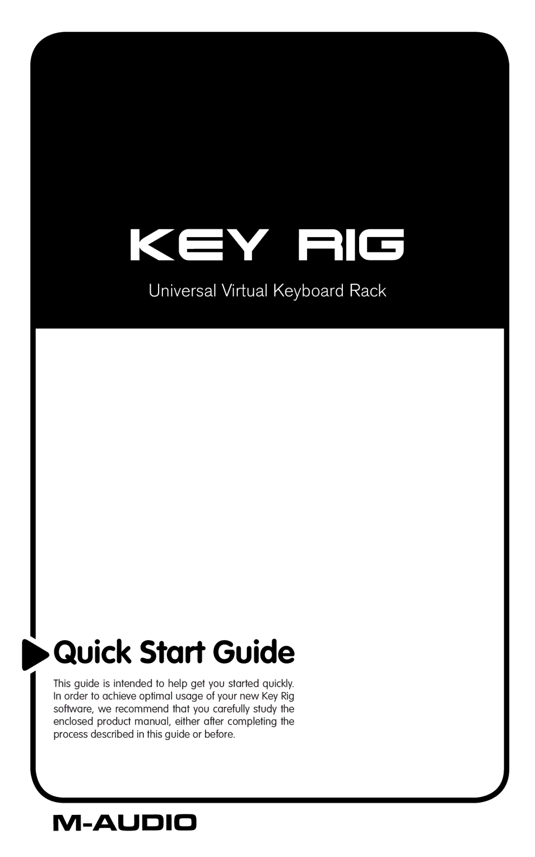 M-Audio _QS_JP01 quick start Key Rig 