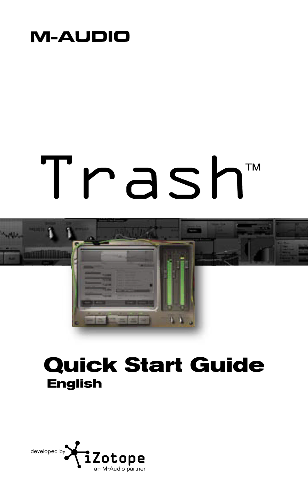 M-Audio Trash quick start Quick Start Guide 