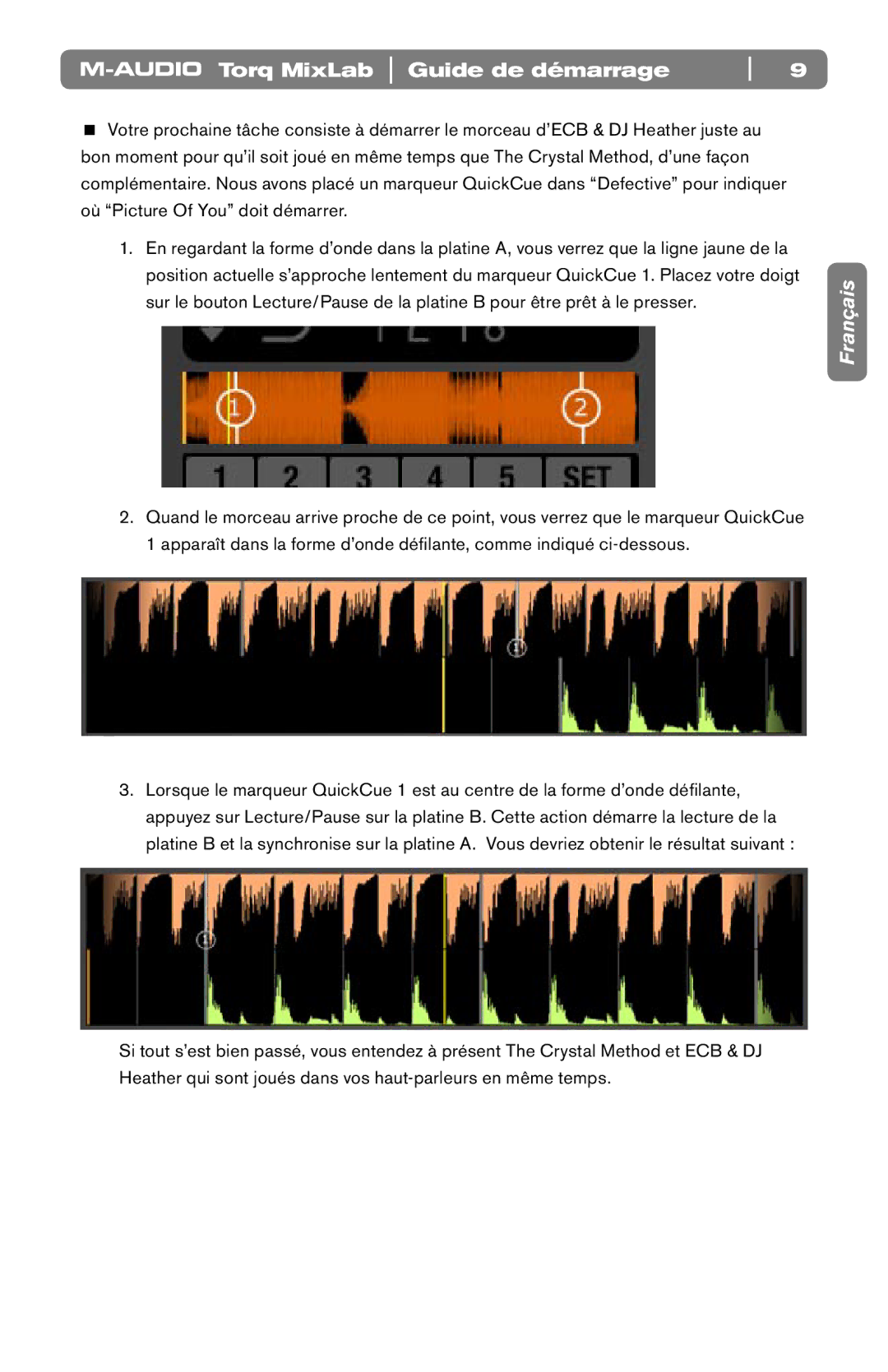 M-Audio VCS3008BI, VCS5008BI manual Français 