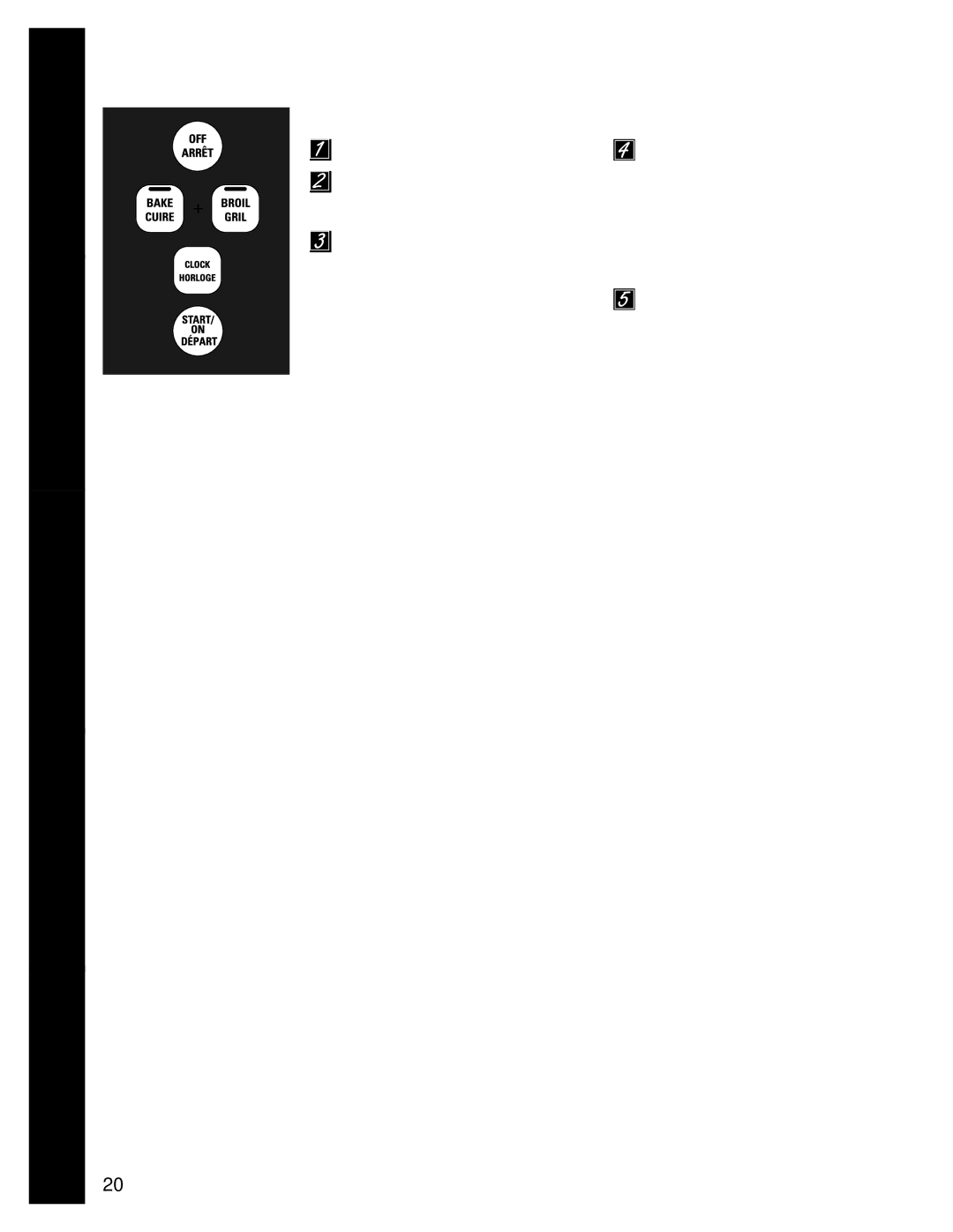 Mabe Canada JCBS280 How to Exit the Sabbath Feature, Touch the OFF pad, Touch and hold both the Bake, Display shows SF 