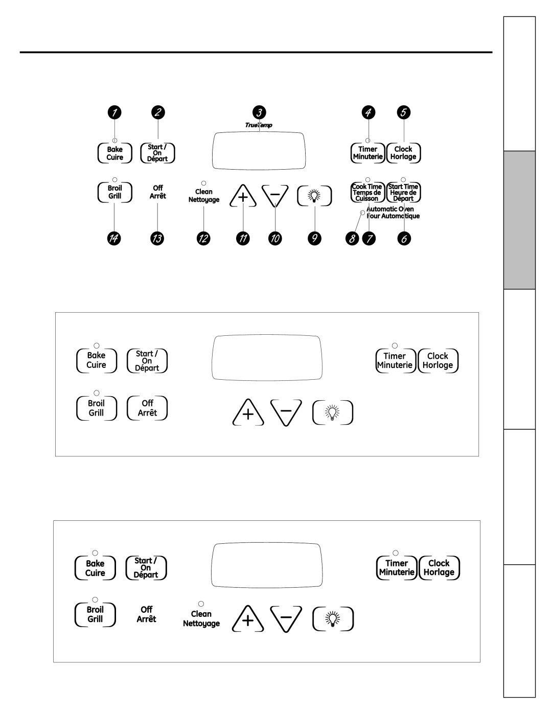 Mabe Canada JCBS630, JCBP620, JCBS280, JCBP630, JCBP250, JCBP240, JCBS250, JCBS640 manual Using the oven controls, GEAppliances.ca 