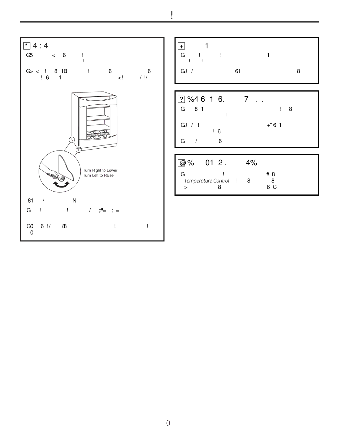 Mabe Canada PCR06BATSS, PCR06WATSS Level, Connect Power, Slide Product Into the Cutout, SET Temperature Controls 